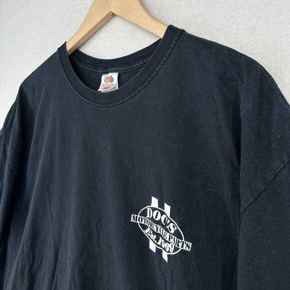 DOCS MOTORCYCLE PARTS Shirt Adult 2XL ShovelHead PanHead Waterbury CT Harley - Picture 5 of 13